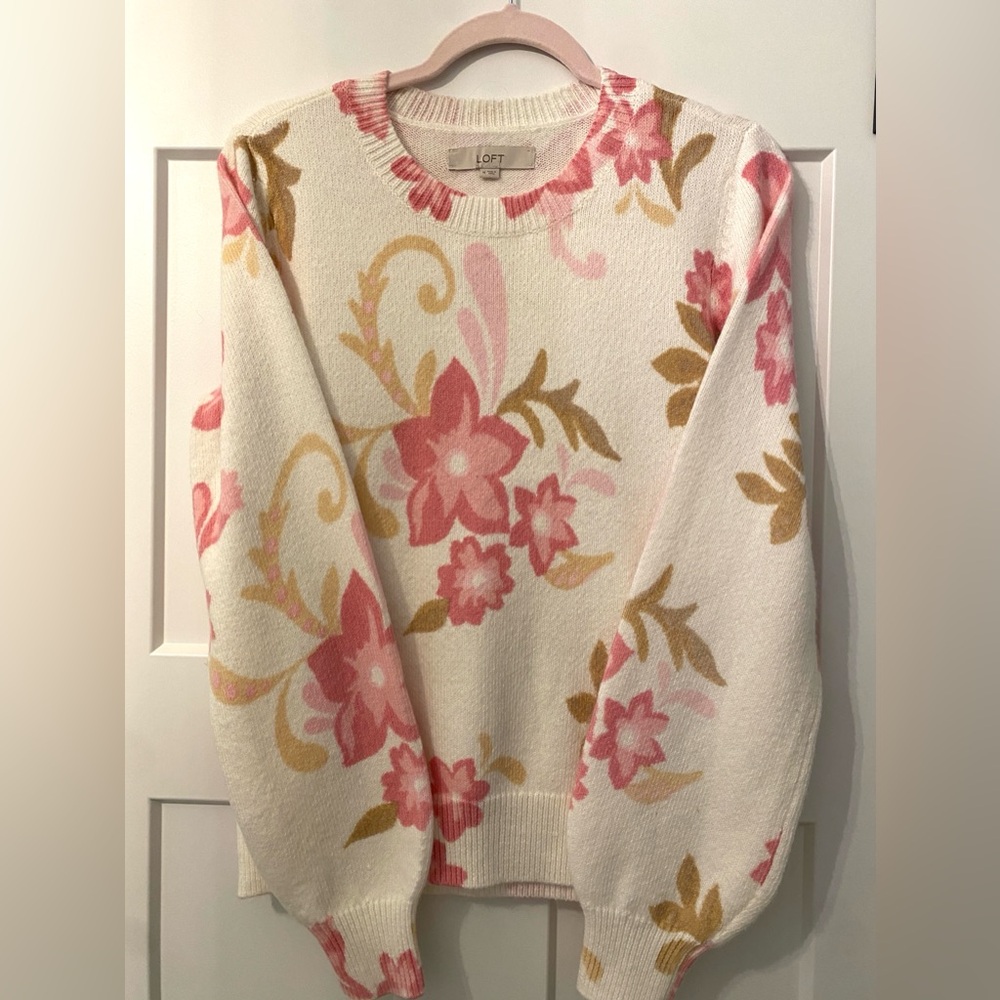 Loft Floral Sweater